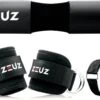 ZEUZ® Barbell Pad & 2 Stuks Enkelband Straps Fitness Set – Ankle Cuff Strap & Nekbeschermer – Zwart