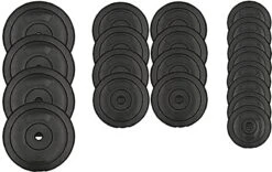 Fitness Trainer - Pull Up Toren - Dip Station – Push Up Bar - Dip Rack Halterbank Inc. 50 Kg GEWICHTEN + Sportbank Fitnessbank + Halterschijven + 3 Halterstangen - Multifunctioneel - Volledig Instelbaar - Opklapbaar -FitForce Outlet Winkel 1200x760