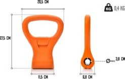 MJ Sports Premium Dumbbell To Kettlebell Grip - Dumbbell Naar Kettlebell Verstelbaar - Dumbbells - Kettlebells - Gewichten - Fitness - One Size - Oranje -FitForce Outlet Winkel 1200x763