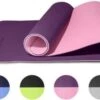 Rankos Sport Fitnessmat – 183 Cm X 61 Cm X 0.6 Cm – Paars – Yoga Mat - Sport Mat - Inclusief Draagriem – Hoogwaardige Kwaliteit Trainingsmat - Anti Slip Mat - 100% Huidvriendelijk & Duurzaam