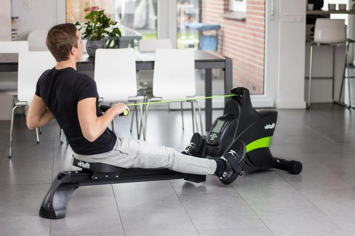 VirtuFit Ergometer Roeitrainer - Hartslagfunctie - Inklapbaar - Zwart 4 VirtuFit Ergometer Roeitrainer - Hartslagfunctie - Inklapbaar - Zwart - Afbeelding 4