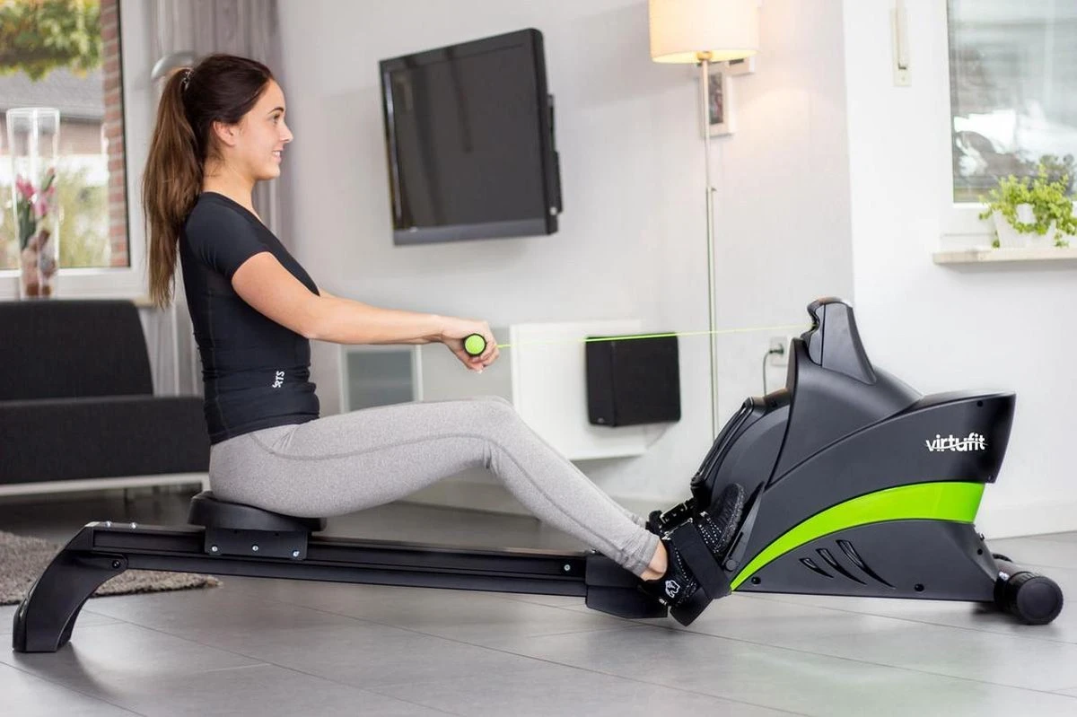 VirtuFit Ergometer Roeitrainer - Hartslagfunctie - Inklapbaar - Zwart 5 VirtuFit Ergometer Roeitrainer - Hartslagfunctie - Inklapbaar - Zwart - Afbeelding 5