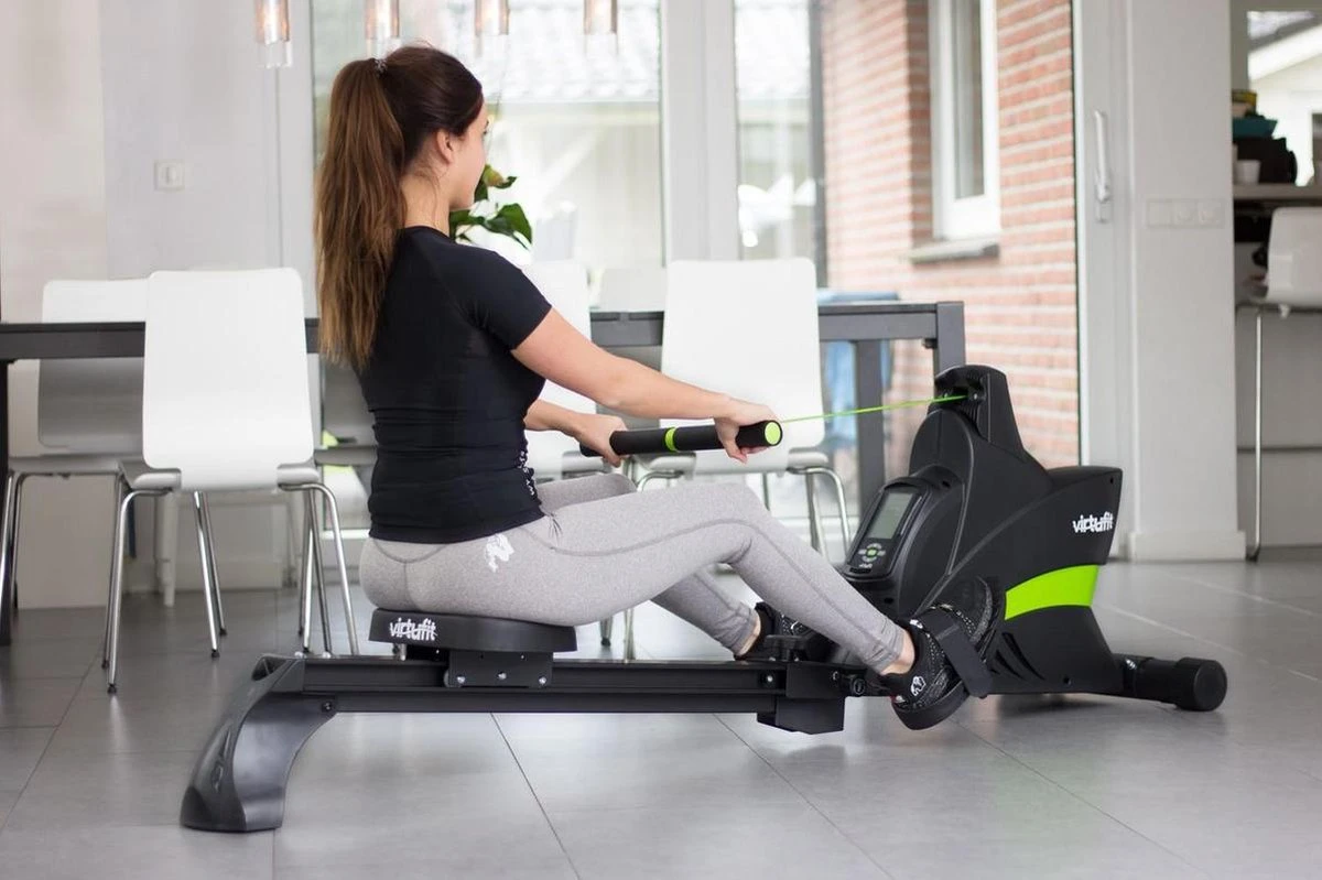 VirtuFit Ergometer Roeitrainer - Hartslagfunctie - Inklapbaar - Zwart 6 VirtuFit Ergometer Roeitrainer - Hartslagfunctie - Inklapbaar - Zwart - Afbeelding 6