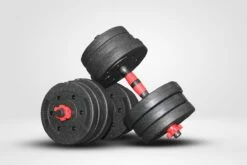 SOUTHWALL Dumbbells Set Verstelbaar Met Halterstang Tot 30kg – Verstelbare Halterset – Fitness Stang – Fitness Gewichten Set – Professionele 2-in-1 Dumbbellset – Gebruiksvriendelijk – Multifunctioneel – Dumbell Set 30 Kg – Rood/Zwart -FitForce Outlet Winkel 1200x800 4