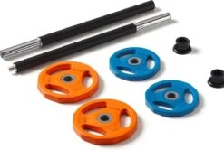 Basic-Fit® Halterset - Halterstang Met Gewichten - Barbell Set - Inclusief Halterklemmen - Ø 30 Mm -FitForce Outlet Winkel 1200x806