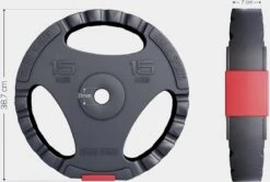 Gorilla Sports Halterschijven Set - 2 X 15 Kg - Gripper Kunststof - 30 Mm - Handgreep 7 Gorilla Sports Halterschijven Set - 2 X 15 Kg - Gripper Kunststof - 30 Mm - Handgreep -FitForce Outlet Winkel 1200x808 1