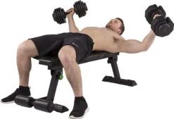 Tunturi Verstelbare Halterset - Dumbbellset - Selector Dumbbell - Dumbbells - Halters - 2,5kg Tot 25kg - Incl. Gratis Fitness App -FitForce Outlet Winkel 1200x823