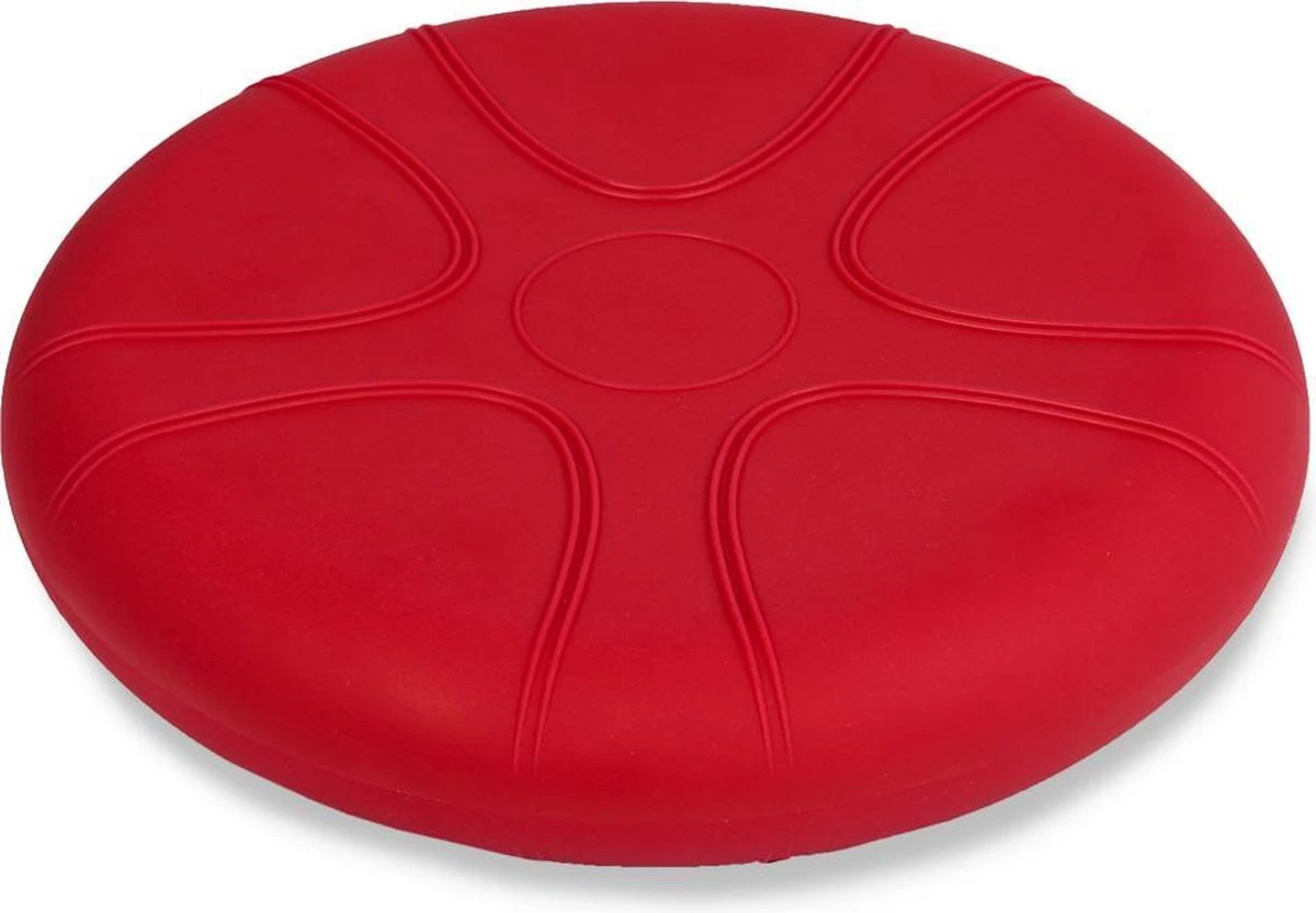 Wiebelkussen Rood 33 Cm - Voor Kinderen En Volwassenen - Trainingskussen - Balanskussen 1 Wiebelkussen Rood 33 Cm - Voor Kinderen En Volwassenen - Trainingskussen - Balanskussen