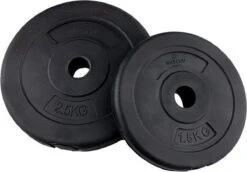 Matchu Sports - Dumbbell Set - Verstelbaar - Halterset - Gewichten - 2 X 10 Kg - Set Van 2 Stuks - Zwart -FitForce Outlet Winkel 1200x834