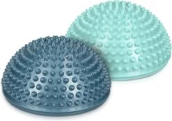 Navaris 2x Balansegel Voor Evenwichtstraining - Evenwichtsegels - Balanstrainers - Set Van 2 Stuks - Diameter 16 Cm - Verschillende Kleuren -FitForce Outlet Winkel 1200x845