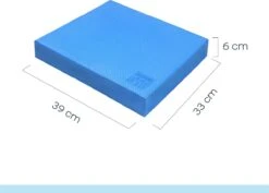 Orange Gym, Balance Pad - 38x32.5x6 Cm – Blauw – Balanspad – Balanstrainer – Balanskussen – Yoga En Pilates -FitForce Outlet Winkel 1200x862 2
