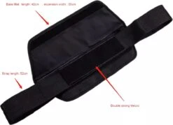 Merkloos Hip Thrust Belt Glute Bridge Pad Dumbbells Butt Workout(Leather Black) -FitForce Outlet Winkel 1200x870 2