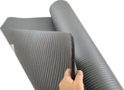 #DoYourFitness - XXL Fitness Mat - »Ashanti« - 190x100x1.0cm - Grijs -FitForce Outlet Winkel 1200x871 2