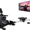 Skandika Venn Roeimachine – Roeitrainers - Roeimachine - Home Roeiapparaat Fitness - Tablet Houder, Roeier Met Multifunctionele Computer, 8 Weerstandsniveaus Instelbaar, Onderhoudsarm - Fitnessapparaten - Grijs