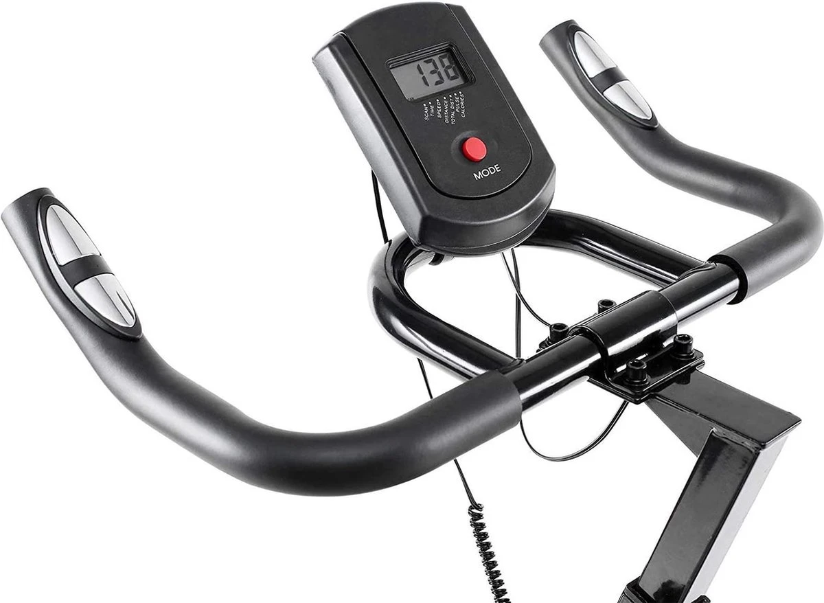 Trend24 Hometrainer - Hometrainer Fiets - Spinningfiets - Spinning - Max 120 KG - Zwart 6 Trend24 Hometrainer - Hometrainer Fiets - Spinningfiets - Spinning - Max 120 KG - Zwart - Afbeelding 6