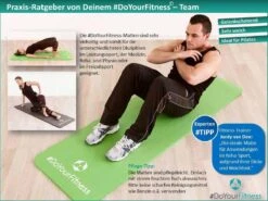 #DoYourFitness - Dikke Fitness Mat Perfect Voor Pilates, Aerobics, Yoga - »Yamuna« - Non-slip, Duurzaam, Huidvriendelijk, Slijtvast - 183 X 61 X 1,5 Cm - Pink -FitForce Outlet Winkel 1200x900 5