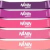 NINN Sports - Banden Van Hoge Kwaliteit Paars - Set Van 5 - Fitness Elastiek