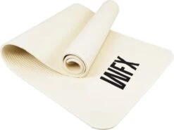 #DoYourFitness/World Fitness Experience - Fitness Mat Perfect Voor Pilates, Aerobics, Yoga - »Yogini« - Non-slip, Duurzaam, Huidvriendelijk, Slijtvast - 183 X 61 X 1,0cm Cm - Wit -FitForce Outlet Winkel 1200x901 1