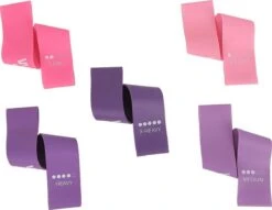 Wow Peach - Premium Weerstandsbanden Van Hoge Kwaliteit ROZE/PAARS - Set Van 5 Resistance Banden - Fitness Elastiek - Without Lemons - WOW Peach -FitForce Outlet Winkel 1200x930