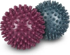 Navaris Massagebal Egel 2 Stuks - Ronde Massagebal Voor Hand, Voet En Rug - Fitnessbal Met Diameter 8 Cm - Medium En Hard -FitForce Outlet Winkel 1200x934 1