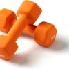 Basic-Fit® Dumbbells - Dumbells Set - 2 X 2 Kg - Rubber - Oranje