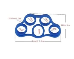 Merkloos EPIN | Siliconen Vingertrainer | Vingerstretcher | Vingergripper | Vinger Training | Hand Trainer | Yoga Stretcher | Finger Exercises | Vinger Oefening | Donker Blauw 5KG - 11LB -FitForce Outlet Winkel 1200x957 2