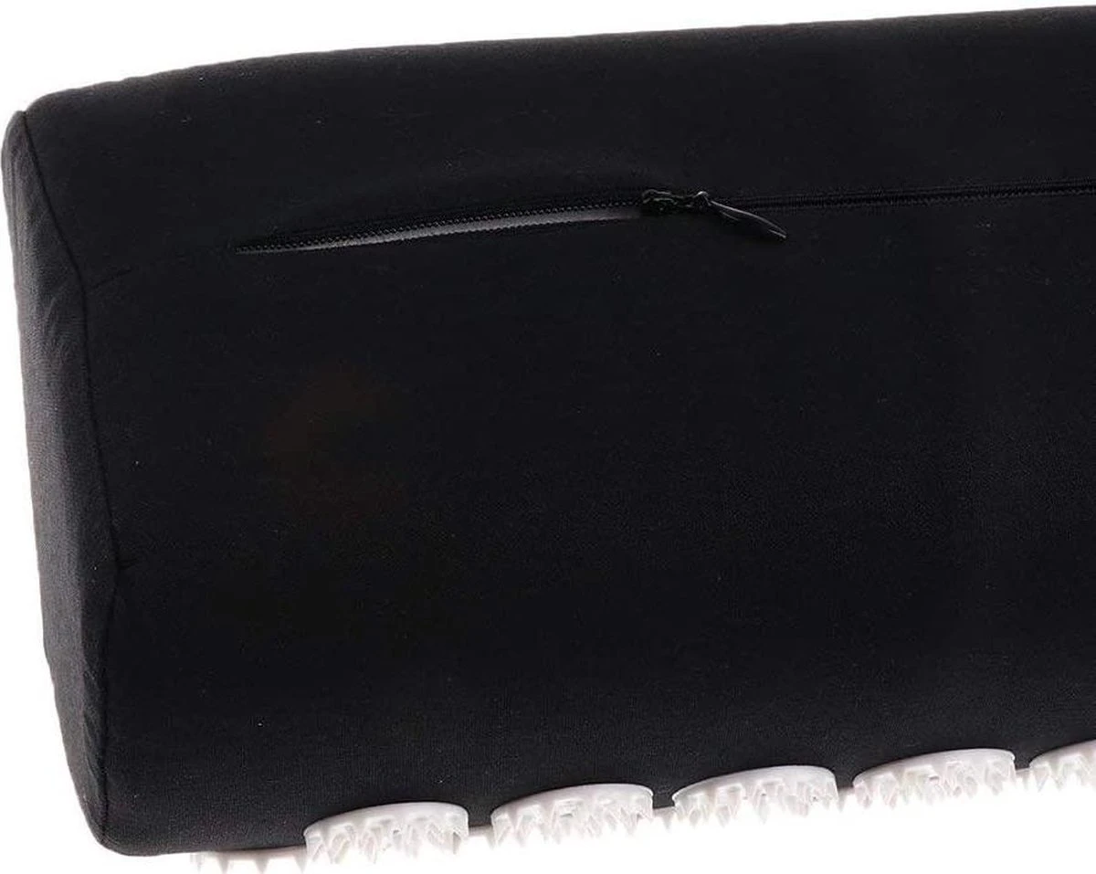 Parcura Acupressuur Mat Met Kussen 67x40 Cm - Spijkermat Acupunctuur Met 8500 Drukpunten - Incl. Draagtas - Zwart 4 Parcura Acupressuur Mat Met Kussen 67x40 Cm - Spijkermat Acupunctuur Met 8500 Drukpunten - Incl. Draagtas - Zwart - Afbeelding 4