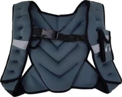Tunturi Gewichstvest - Gewichtvest - Weight Vest - Gewichtsvest Hardlopen - Verstelbaar - 5kg - Grijs -FitForce Outlet Winkel 1200x958