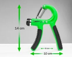 #DoYourFitness® - Verstelbare / Instelbare Handtrainer »Siro« - Pols / Onderarm Training - Knijphalter / Handknijper - Ter Versterkingen Van Handspieren - Groen -FitForce Outlet Winkel 1200x959 1