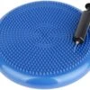 Wiebelkussen + Pomp - Balanskussen - Balansbord - Volwassenen En Kinderen - Met Pomp - 34CM - Blauw