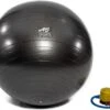 AJ-Sports Fitness / Yoga Bal 75CM - Yoga Bal - Pilates Bal - Gymbal - Zitbal - Zwangerschapsbal - Gymnastiek Bal - Swiss Bal - Yoga - Fitness - Inclusief Pomp - Zwart