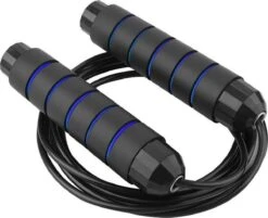 Merkloos Professioneel Verstelbaar Springtouw Blauw - Fitness - Workout - Boksen - Sport - Krachttraining - Yoga - Crossfit - Volwassenen -FitForce Outlet Winkel 1200x976 5