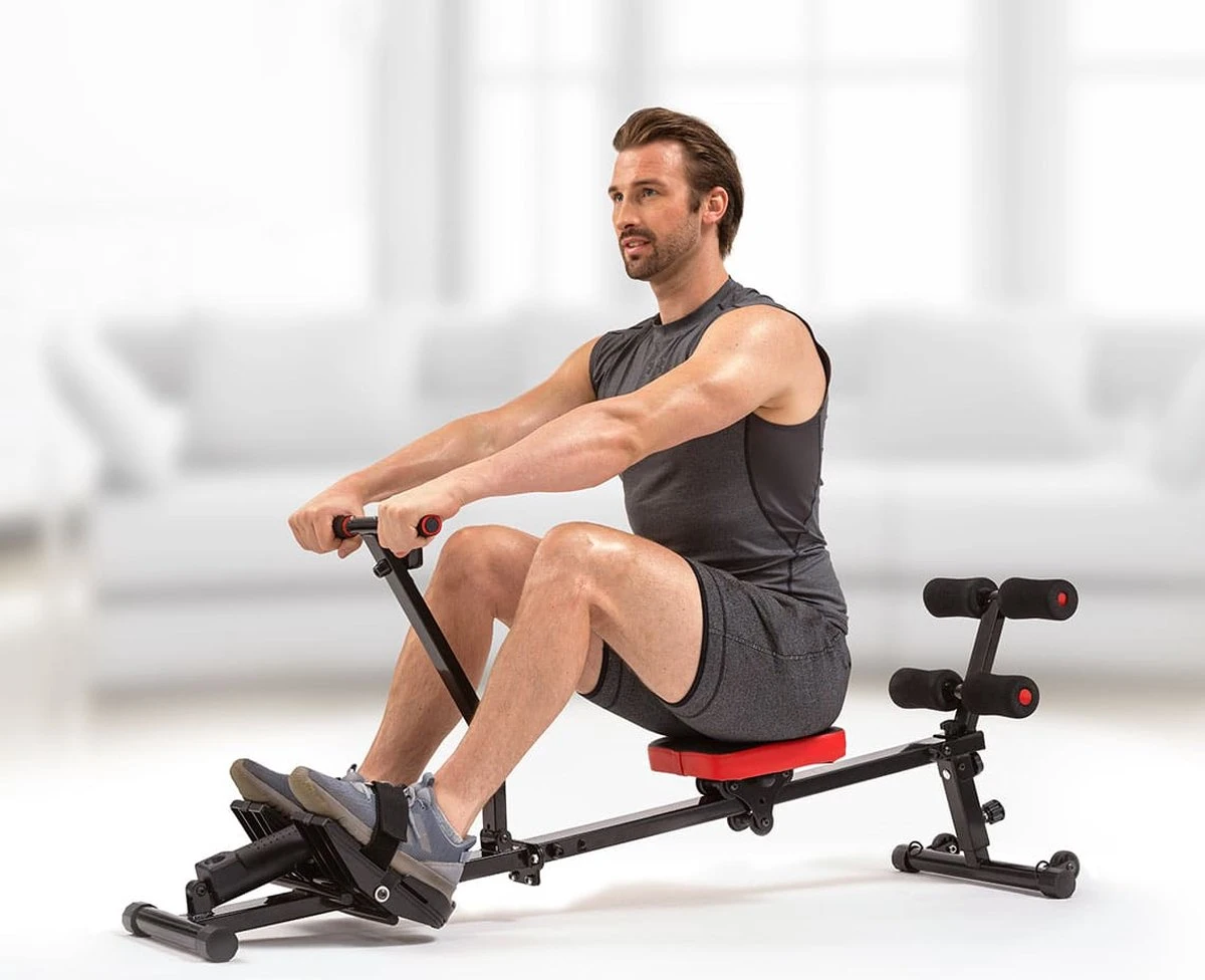 Kendox RowShaper - Roei-apparaat Voor Thuis - Fitnessapparaat Voor Cardio- En Krachttraining - Fitness Roeiapparaat Met LCD Display Voor Thuistraining - Belastbaar Tot 120 Kg 5 Kendox RowShaper - Roei-apparaat Voor Thuis - Fitnessapparaat Voor Cardio- En Krachttraining - Fitness Roeiapparaat Met LCD Display Voor Thuistraining - Belastbaar Tot 120 Kg - Afbeelding 5