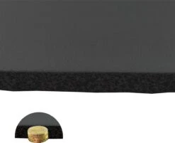 #DoYourFitness - XXL Fitness Mat - »Ashanti« - 190x100x1.0cm - Zwart -FitForce Outlet Winkel 1200x977