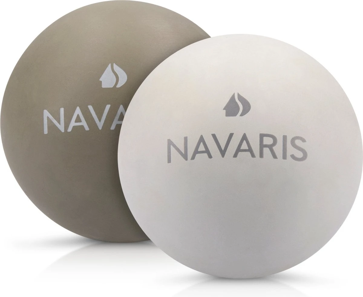 Navaris Lacrosse Massageballen - 2x Triggerpoint Massage Bal Voor Rug, Benen En Nek - Fascia Voetroller Ballen Voor Zelfmassage - Set Van 2 5 Navaris Lacrosse Massageballen - 2x Triggerpoint Massage Bal Voor Rug, Benen En Nek - Fascia Voetroller Ballen Voor Zelfmassage - Set Van 2 - Afbeelding 5