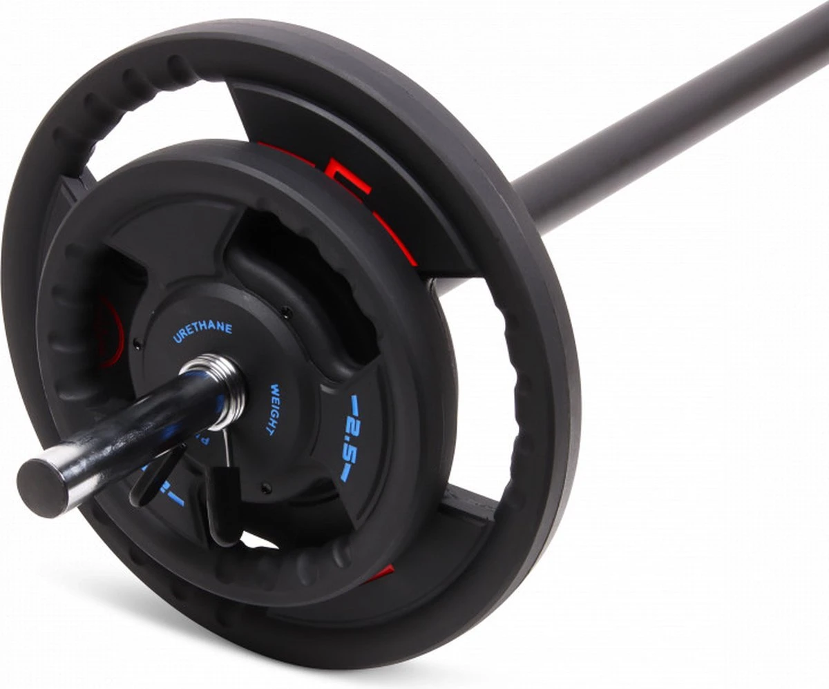 Gym Masters Bodypump Halterset 20 KG / Premium Bodypumpset / Aerobic Pumpset / Pump Set / Pump Fitness / Barbell Met Gewichten / Halterstang Met Gewichten / 20KG - 30mm - 30 Mm 7 Gym Masters Bodypump Halterset 20 KG / Premium Bodypumpset / Aerobic Pumpset / Pump Set / Pump Fitness / Barbell Met Gewichten / Halterstang Met Gewichten / 20KG - 30mm - 30 Mm - Afbeelding 7