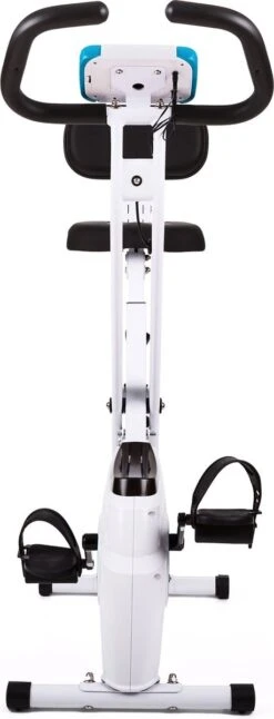 CAPITAL SPORTS Azura Hometrainer - Fitness Fiets - Fietstrainer Met 8 Standen - Inclusief Hartslagmeter - Opvouwbaar -FitForce Outlet Winkel 459x1200
