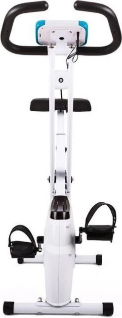 CAPITAL SPORTS Azura Hometrainer - Cardio Bike - Fitness Fiets - 8 Niveaus - Met Hartslagmeter - Opvouwbaar - 100 Kilo Max. -FitForce Outlet Winkel 461x1200