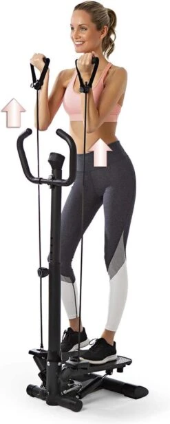 VITALmaxx Fitnesstrainer Stepper - Zwart -FitForce Outlet Winkel 481x1200 2