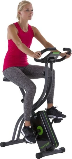 Tunturi Cardio Fit B20 X-bike - Hometrainer - Fitnessfiets - Fietstrainer - Opvouwbaar - Verstelbaar - 8 Weerstandsniveaus -FitForce Outlet Winkel 544x1200