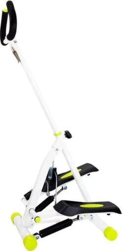 Wayflex - Opvouwbare Stepper - Hometrainer - Fitness Stepper - Fitnesstrainer - Wit/Zwart -FitForce Outlet Winkel 585x1200