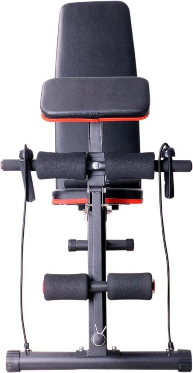 Fitnessbank - Halterbank Verstelbaar - Halterbank - Buikspierbank - Beentrainer - Fitness - 153 X 53 X 102 Cm 6 Fitnessbank - Halterbank Verstelbaar - Halterbank - Buikspierbank - Beentrainer - Fitness - 153 X 53 X 102 Cm - Afbeelding 6