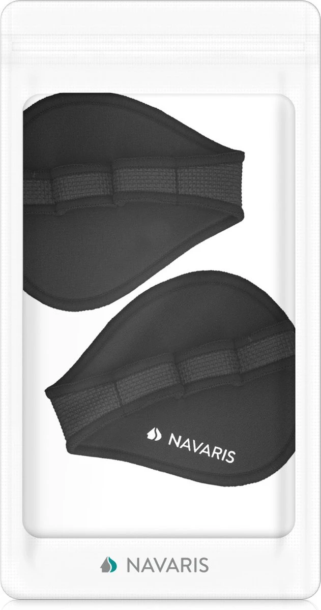 Navaris Universele Fitness Grip Pads - Handschoenen Geschikt Voor Powerlifting, Crossfit, Fitness En Bodybuilding - Geschikt Voor Alle Maten - Zwart 2 Navaris Universele Fitness Grip Pads - Handschoenen Geschikt Voor Powerlifting, Crossfit, Fitness En Bodybuilding - Geschikt Voor Alle Maten - Zwart - Afbeelding 2