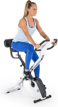 CAPITAL SPORTS Azura X2 Hometrainer - X-Bike - Fitness Fiets Met 8 Standen - Vliegwielmassa 4 Kg - Met Ergometer -FitForce Outlet Winkel 647x1200