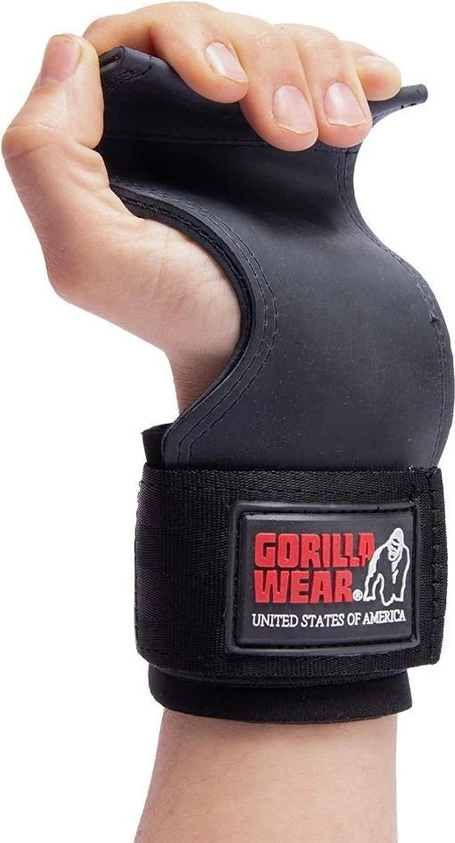 Gorilla Wear Lifting Grips - Lifting Straps - One Size - Zwart 3 Gorilla Wear Lifting Grips - Lifting Straps - One Size - Zwart - Afbeelding 3