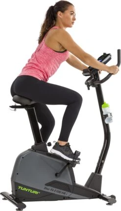 Tunturi Star Fit E100 HR I Plus Hometrainer - Ergometer - Fitnessfiets - Bluetooth - 21 Trainingsprogramma's - 16 Weerstandniveaus - Kleur: Zwart -FitForce Outlet Winkel 686x1200 4