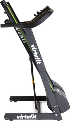 VirtuFit TR-100 Loopband - LCD Display - 15 Programma's - Inklapbaar - Belastbaar Tot 130 KG - 99% Voorgemonteerd -FitForce Outlet Winkel 696x1200