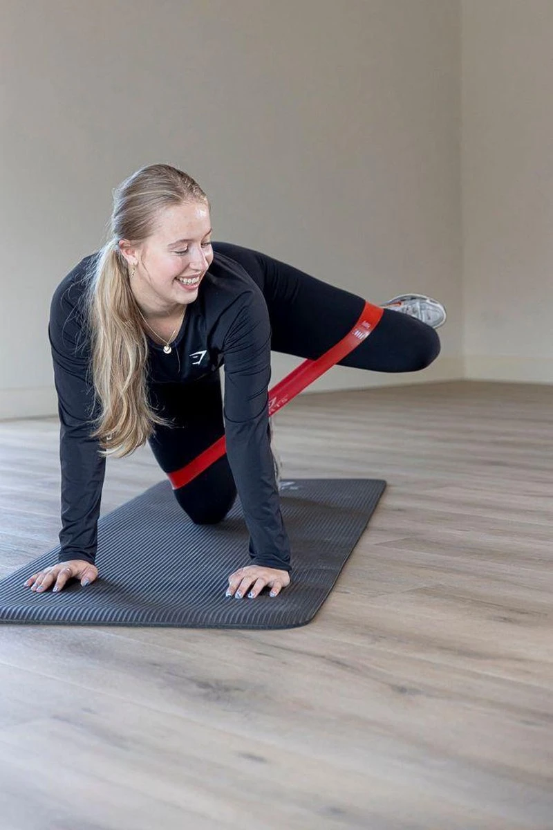 AJ-Sports Latex Weerstandsbanden - Booty Bands - Fitness Elastiek - Weerstandbanden - Set Van 5 Weerstandsbanden - 5 Verschillende Weerstanden - Resistance Band - Fitness Band - Fitness - Workout - Inclusief Draagtas 4 AJ-Sports Latex Weerstandsbanden - Booty Bands - Fitness Elastiek - Weerstandbanden - Set Van 5 Weerstandsbanden - 5 Verschillende Weerstanden - Resistance Band - Fitness Band - Fitness - Workout - Inclusief Draagtas - Afbeelding 4