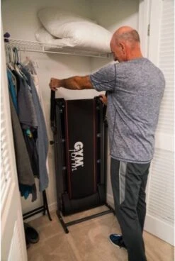 Gymform Slim Fold PRO - Loopband Inklapbaar - Opvouwbaar - Wandelband - LCD Display - Met Hartslagmeter -FitForce Outlet Winkel 805x1200 1