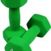 JPS Sports® Dumbells - Gewichten - Dumbells 4kg - Dumbells Set 2 X 4 Kg - Zeshoekig - Duurzaam - Groen